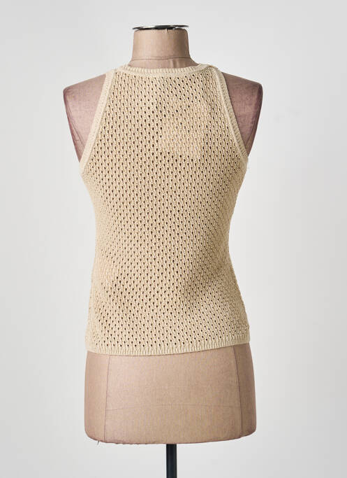 Top stretch sans manche or MARELLA femme