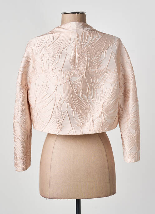 Veste chic col rond rose PAULE KA femme