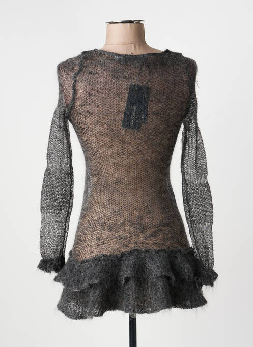 Gilet manches longues gris ERMANO femme