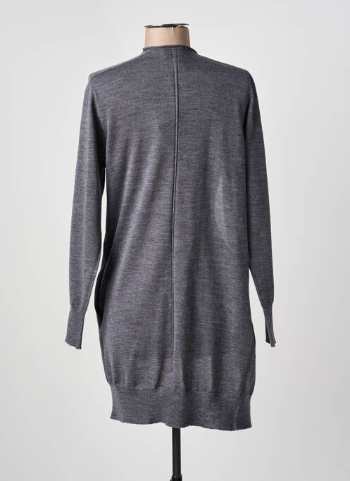 Gilet manches longues gris FABIANA FILIPPI femme