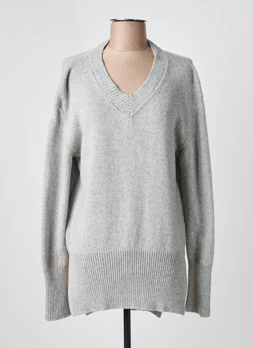 Pull tunique gris LIVIANA CONTI femme