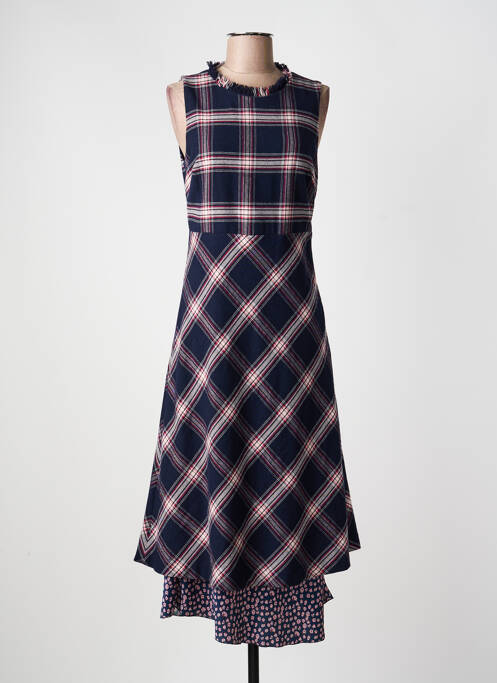 Robe longue bleu ERMANO femme