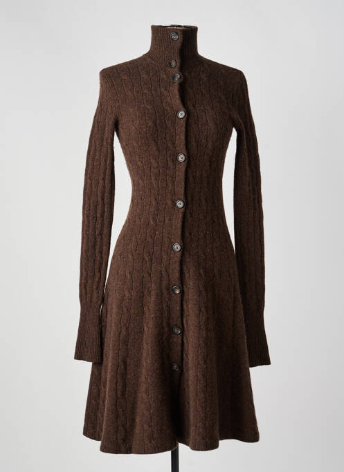 Robe pull marron RALPH LAUREN femme