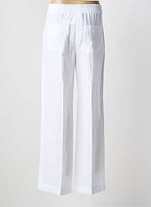 Pantalon large fermeture zippée sous rabat boutonné taille normale blanc RIANI femme