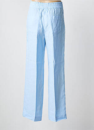 Pantalon large fermeture zippée sous rabat boutonné taille normale bleu RIANI femme