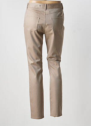 Pantalon slim tissage popeline taille normale marron BARBARA BUI femme