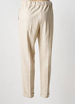 Pantalon droit taille élastique taille normale beige LIVIANA CONTI femme