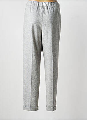 Pantalon droit taille élastique taille normale gris LIVIANA CONTI femme
