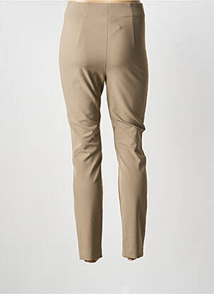 Pantalon slim tissage popeline taille normale marron RIANI femme