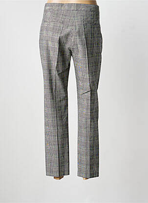 Pantalon 7/8 fermeture zippée sous rabat avec crochet taille normale gris PAUL SMITH femme