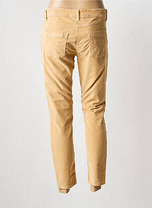 Pantalon slim stretch taille normale marron LAUREL femme