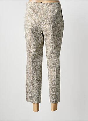 Pantalon 7/8 stretch vert PIAZZA SEMPIONE femme