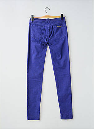 Jeans coupe slim stretch taille normale violet WHO'S WHO femme