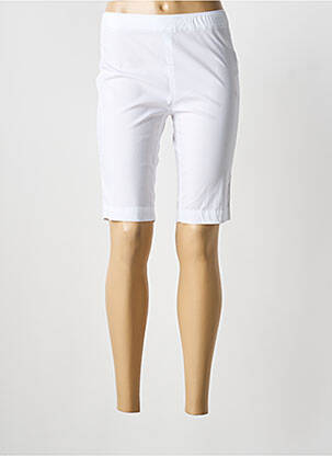 Bermuda taille élastique taille normale blanc LIVIANA CONTI femme