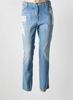 Jeans coupe slim stretch taille normale bleu ERMANNO SCERVINO femme
