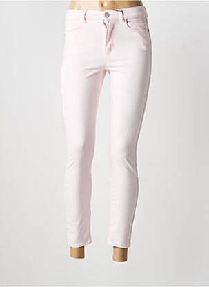 Pantalon 7/8 stretch taille normale rose RIANI femme
