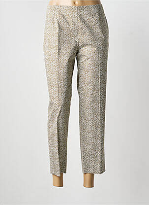 Pantalon 7/8 stretch vert PIAZZA SEMPIONE femme