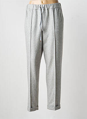 Pantalon droit taille élastique taille normale gris LIVIANA CONTI femme