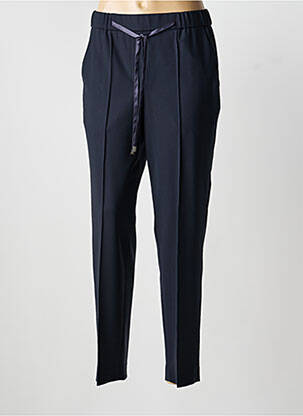 Pantalon slim taille élastique taille normale bleu PESERICO femme