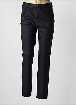 Pantalon slim tissage popeline taille normale noir BARBARA BUI femme