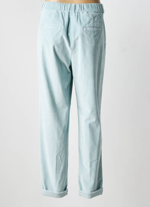 Pantalon droit stretch taille normale bleu PESERICO femme