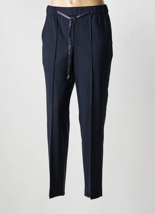 Pantalon slim taille élastique taille normale bleu PESERICO femme