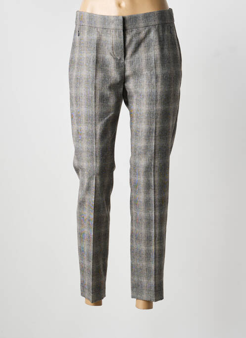 Pantalon 7/8 stretch taille normale gris LAUREL femme