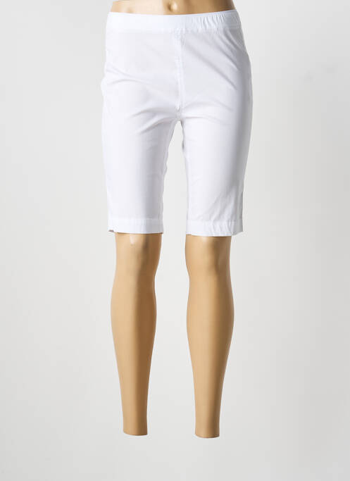Bermuda taille élastique taille normale blanc LIVIANA CONTI femme