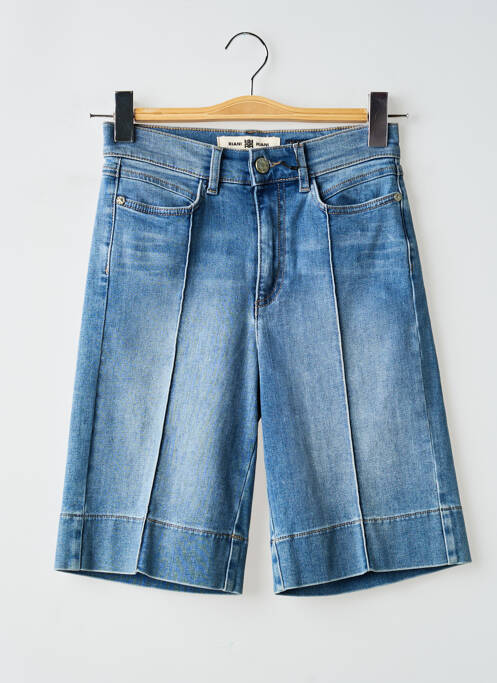 Bermuda coupe droite taille normale bleu RIANI femme