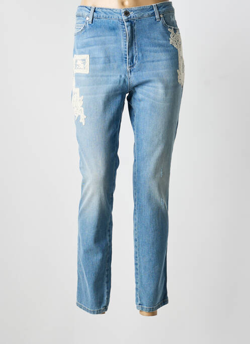 Jeans coupe slim stretch taille normale bleu ERMANNO SCERVINO femme