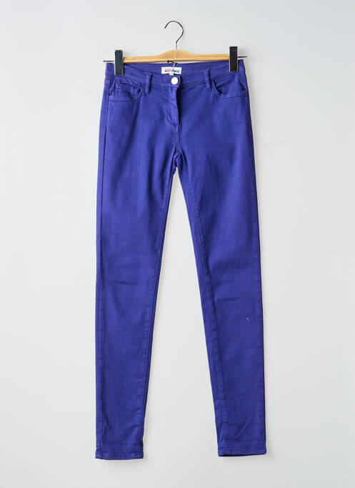 Jeans coupe slim stretch taille normale violet WHO'S WHO femme