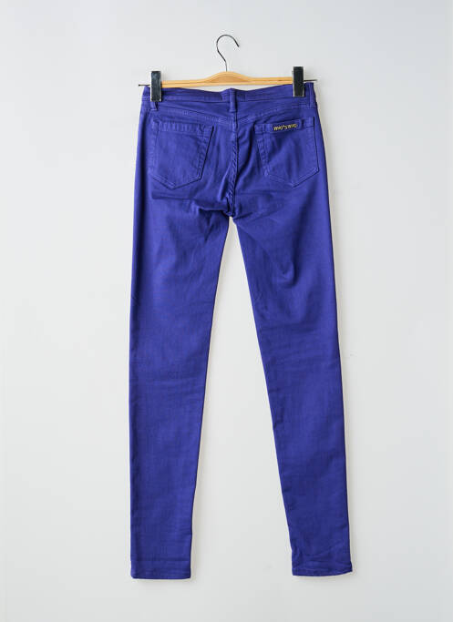 Jeans coupe slim stretch taille normale violet WHO'S WHO femme