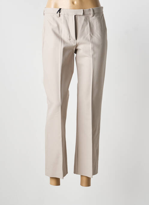 Pantalon 7/8 stretch taille normale beige MAX MARA femme