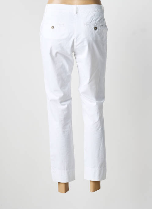 Pantalon 7/8 stretch taille normale blanc PESERICO femme