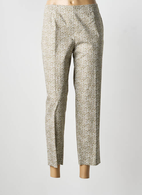 Pantalon 7/8 stretch vert PIAZZA SEMPIONE femme