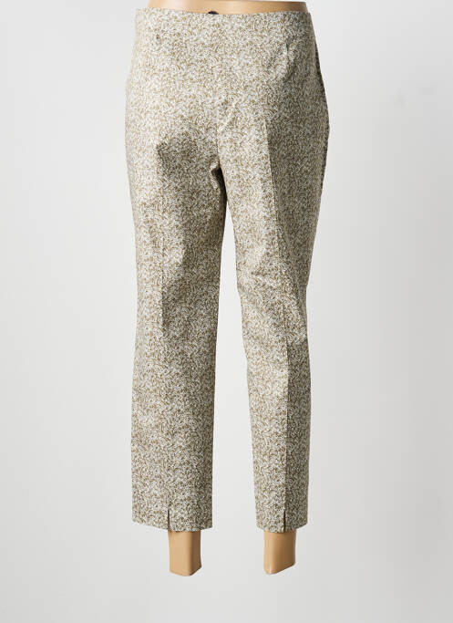 Pantalon 7/8 stretch vert PIAZZA SEMPIONE femme