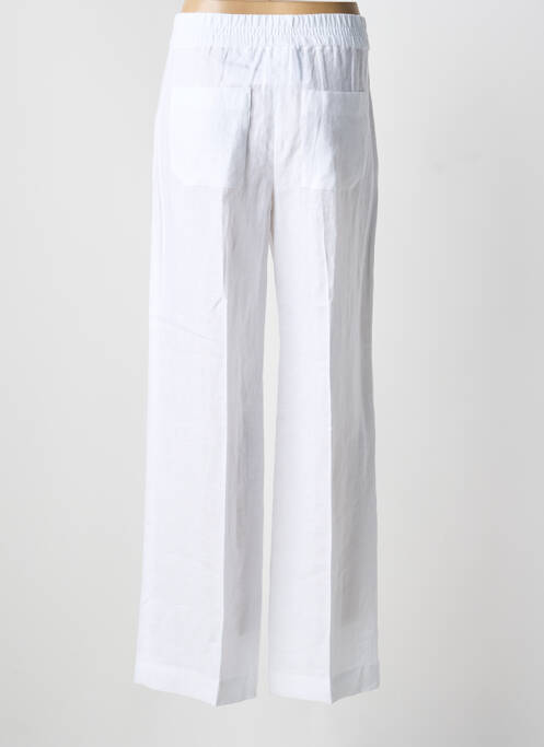 Pantalon large fermeture zippée sous rabat boutonné taille normale blanc RIANI femme