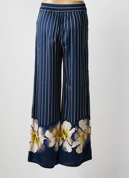 Pantalon large taille normale taille normale bleu CAROLINE BISS femme