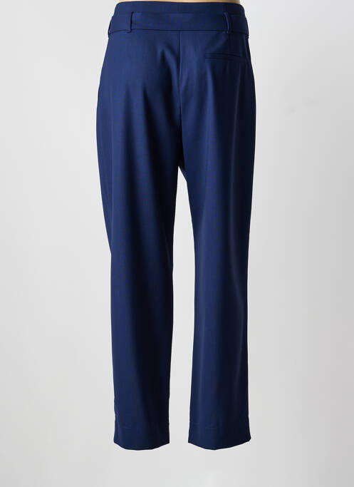 Pantalon large fermeture zippée sous rabat avec crochet taille normale bleu PAUL SMITH femme