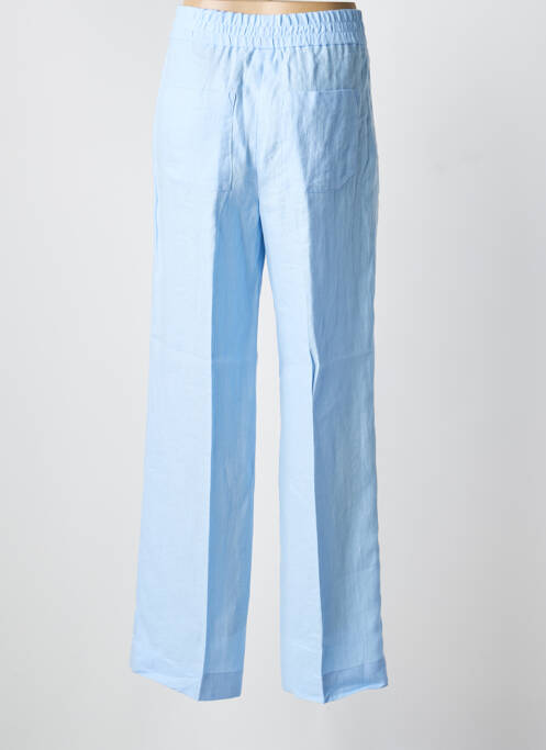 Pantalon large fermeture zippée sous rabat boutonné taille normale bleu RIANI femme