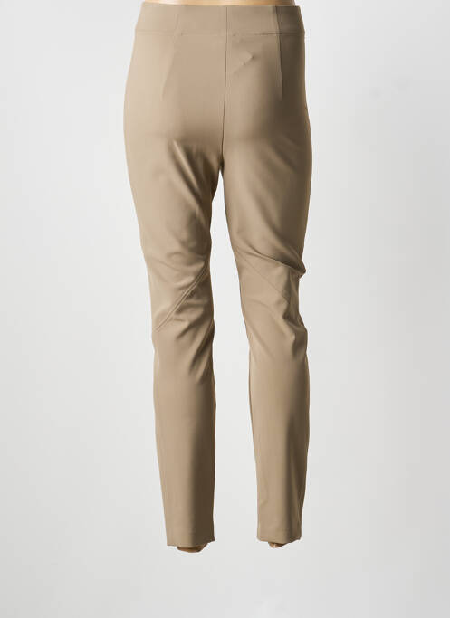 Pantalon slim tissage popeline taille normale marron RIANI femme