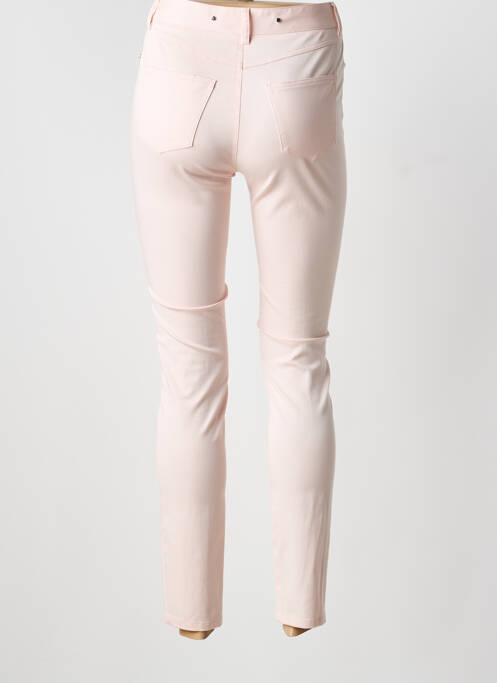 Pantalon slim tissage popeline taille normale rose BARBARA BUI femme