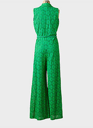 Combi-pantalon sans manche sans manche vert CAROLINE BISS femme