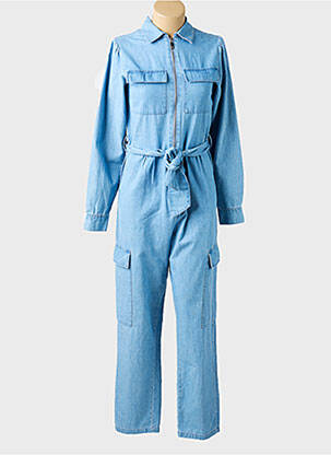 Combi-pantalon col chemisier manches longues bleu RIANI femme
