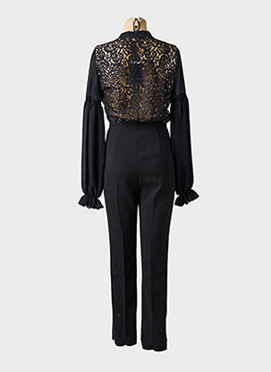 Combi-pantalon fermeture boutonnée sur le devant manches longues noir ERMANNO SCERVINO femme