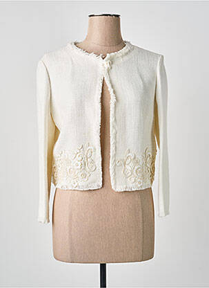 Veste casual col rond blanc ERMANNO SCERVINO femme