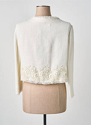 Veste casual col rond blanc ERMANNO SCERVINO femme