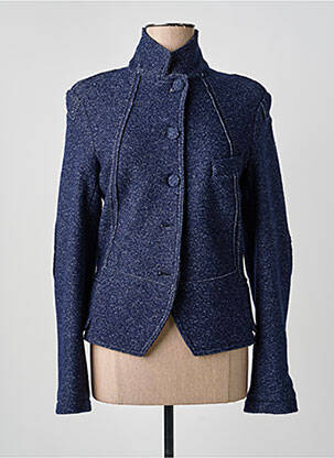 Veste casual coupe cintrée bleu HIGH femme