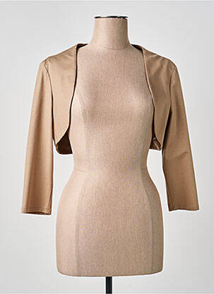 Boléro manches longues beige PAULE KA femme