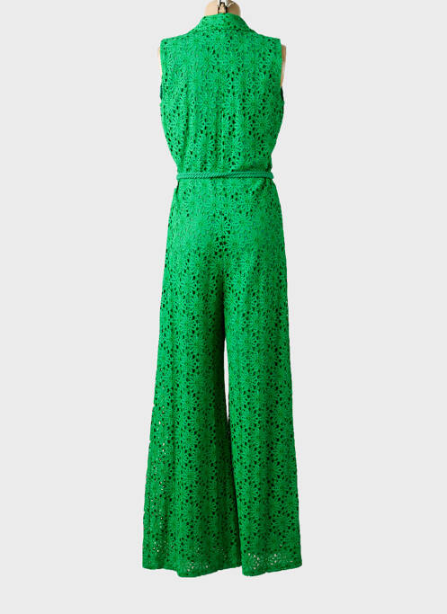 Combi-pantalon sans manche sans manche vert CAROLINE BISS femme